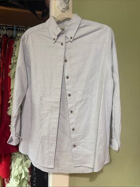 Madewell Classic Button-Down Shirt - Light Blue